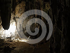 Wooden Bridge in Barac Cave, Croatia