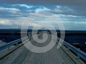 Wooden Bridge ,iceland