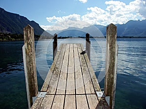 Di legno ponte sul 