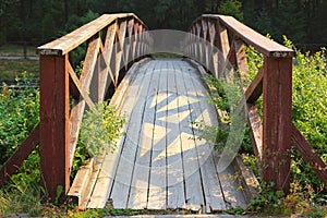 Wooden bridge