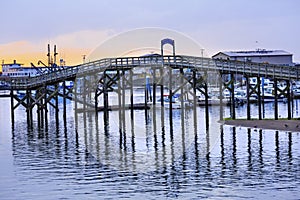 Wooden Bridge Westport Grays Harbor Washington State