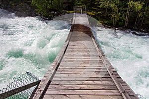 Wooden bridge photo