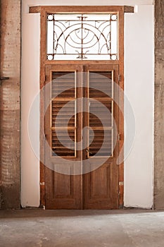 Wooden Brown Vintage Door