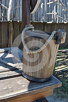 Wooden bucket