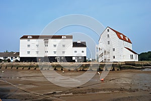 Wooden buildings at woodbridge