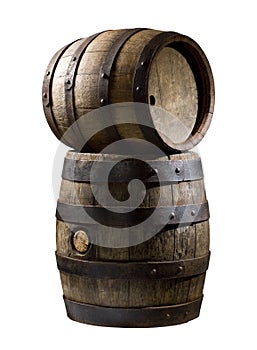 Wooden cask photo