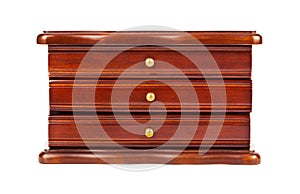 Wooden casket box