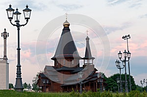 Wooden cathedral at Minsk Belarus