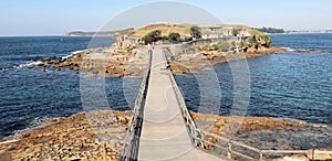 Wooden Causeway Going to Bare Island