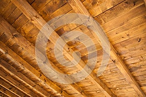 Wooden ceiling