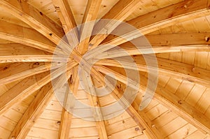 Wooden ceiling