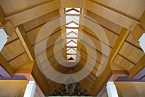 Wooden ceiling