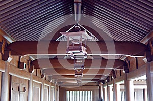 Wooden ceiling of Chi Lin Nunnery photo