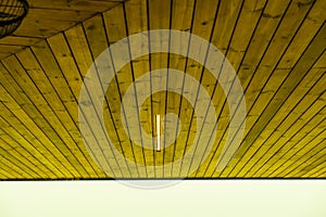 Wooden ceiling for decoration