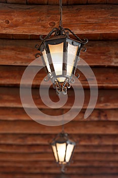 Wooden ceiling detail