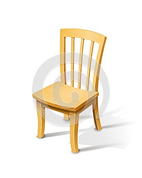 Wooden chair