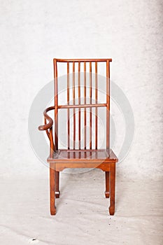 Wooden chair designed as a double set