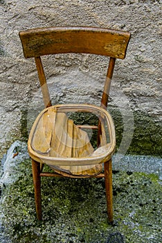 Wooden chair one