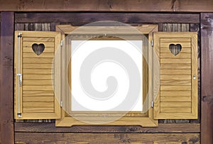 Wooden Challet Window