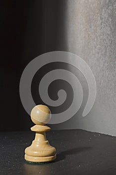 Wooden chess piece