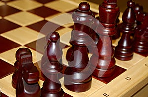 Wooden Chess Pieces