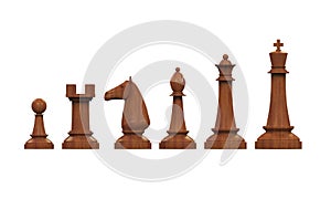 Wooden Chess Pieces