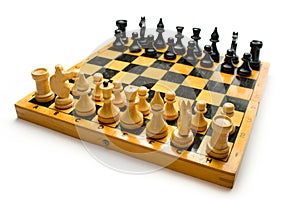 Wooden chessboard