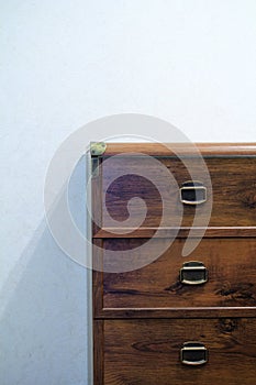 Wooden chest of drawers