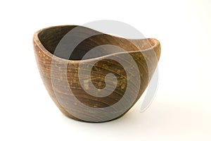 Wooden chineese bowl photo