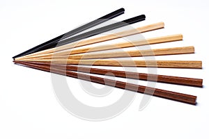 Wooden chopsticks photo