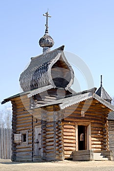 Wooden church of 17th century photo