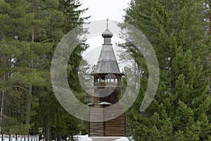 wooden Church of the Ascension of the Lord, old building