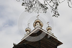 wooden Church of the Ascension of the Lord, old building