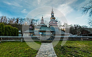 Wooden church in Bardejovske Spa