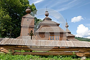 Wooden church in Bodruzal