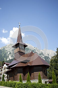 Wooden church in Caraiman monastery