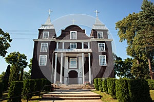 Wooden Church of the Divine Providence in Antazave, Zarasai dist