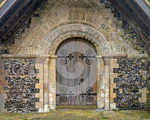 Wooden Church door