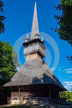 Wooden church in Ethnographic Park Romulus Vuia at Cluj-Napoca,