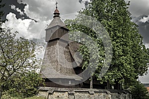 Wooden church in Hervartov, Slovakia