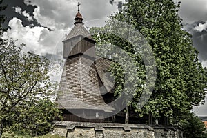 Wooden church in Hervartov, Slovakia