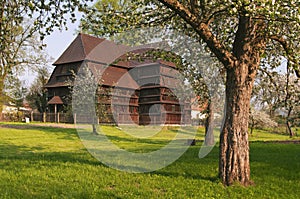 Wooden church at Hronsek, Slovakia