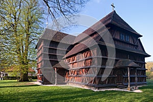 Wooden church at Hronsek, Slovakia