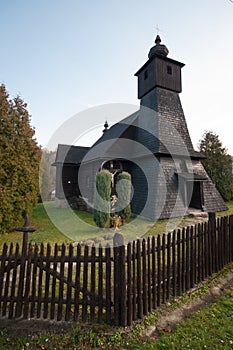 Drevený kostol Nepoškvrneného počatia Panny Márie v obci Hraničné