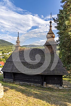 Wooden church in Inovce, Slovakia