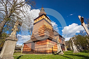 Wooden church in Kotan, Poland