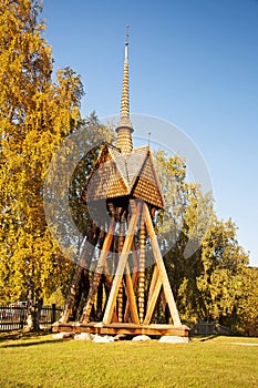 Wooden Church in Kvikjokk, northern Sweden