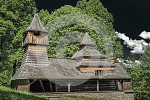 Dřevěný kostel v Lukově - Venecia, Slovensko