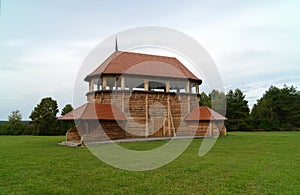 Wooden church at Magyarfold, Hungary