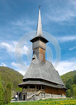 Wooden church in Maramures, Romania